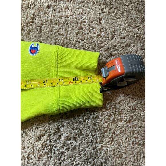 Champion Powerblend Fleece Script Logo Sweet Green Hoodie - Size 2XL *** - Picture 8 of 8